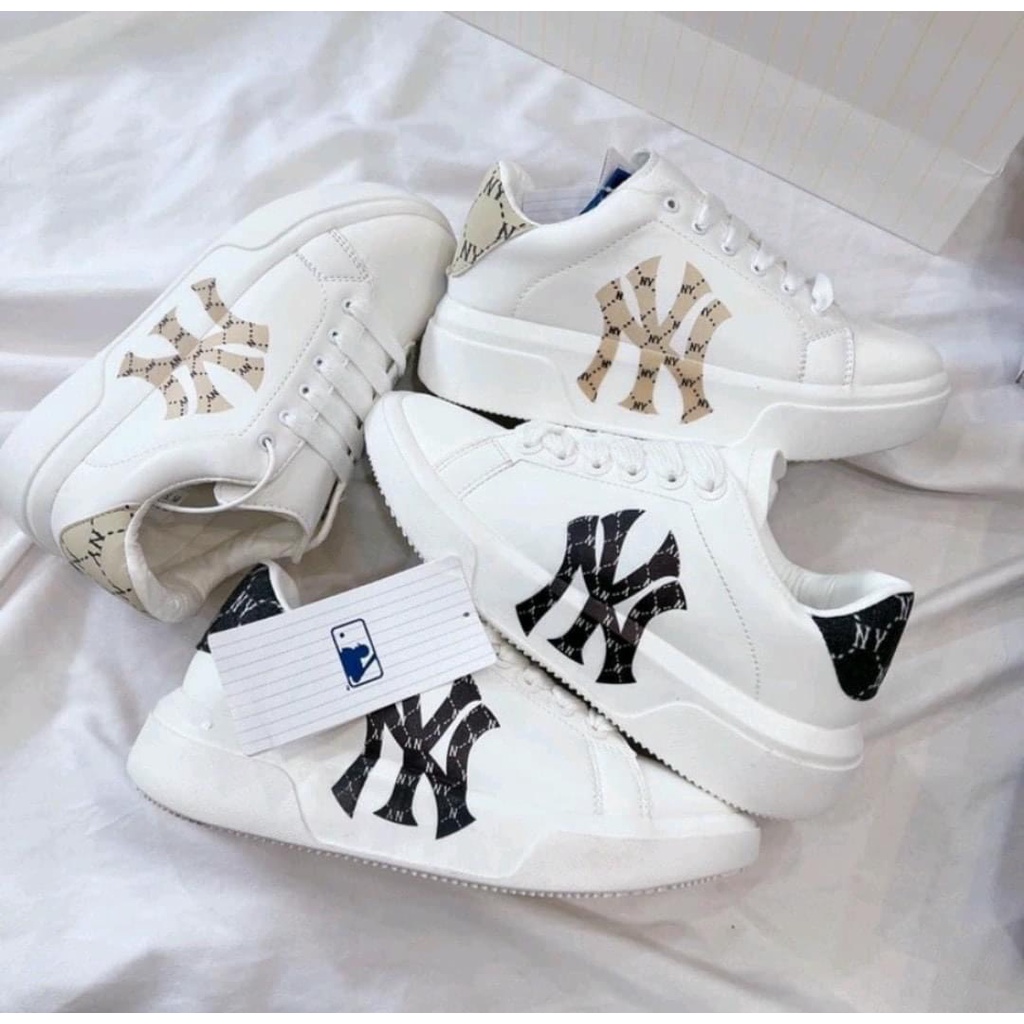 Giày 𝐌𝐂 𝐐𝐔𝐄𝐄𝐍 LA, NY⚡️𝐒𝐢ê𝐮 𝐑ẻ⚡️ Giày MLB Độn Đế nam nữ Hot Trend full box bill