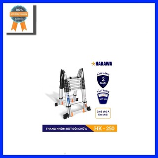 Thang nhôm rút gọn chữ A Hakawa HK-250 5m