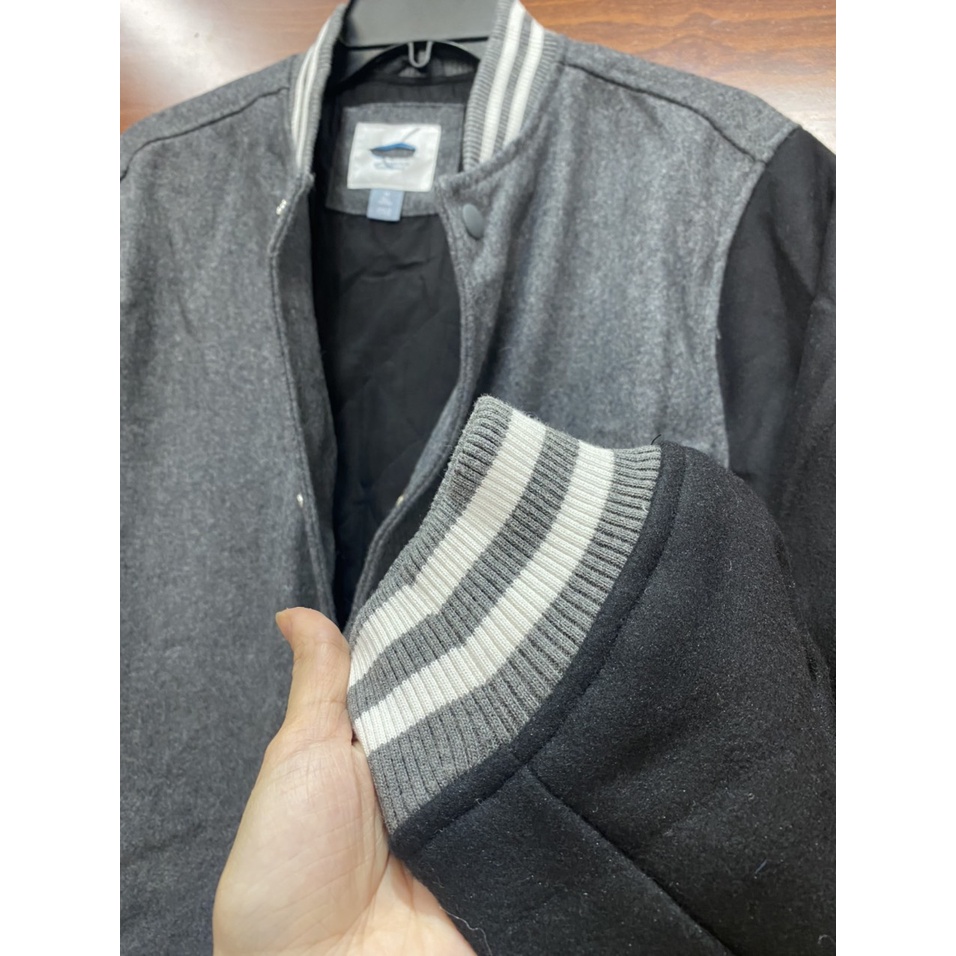 ÁO KHOÁC DẠ BOMBER NAM hàng xuất Old.Navy cắt mác