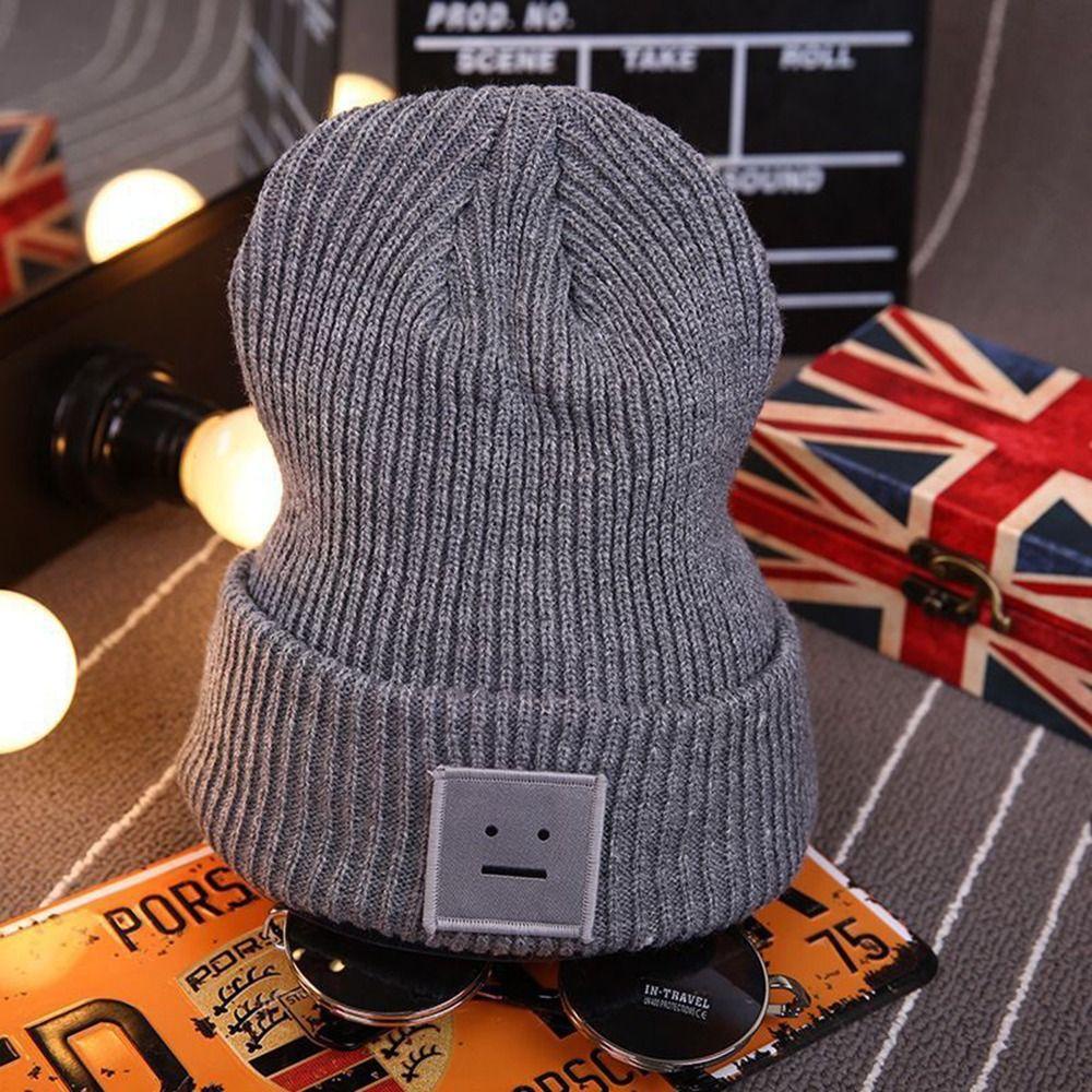 YVE Mũ Len Beanie Mềm Mại Thêu Họa Tiết Cho Nữ