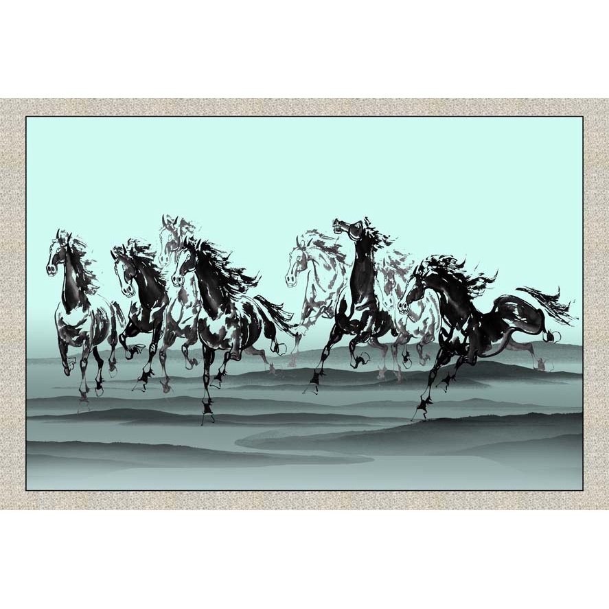 Tranh Mã Đáo Thành Công Dán Phòng Khách, Phòng Làm Việc, Phòng Ngủ Cao Cấp