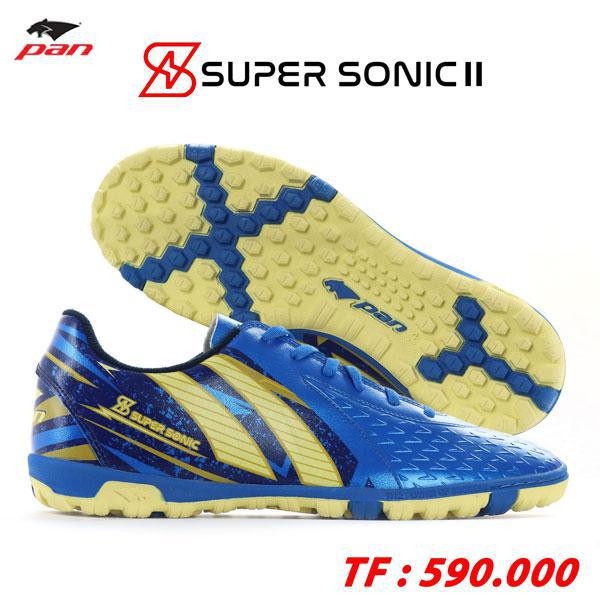 (Cực Bền) Giày Bóng Đá Chính Hãng Pan Super Sonic II TF - Nhập Khẩu Thái Lan
