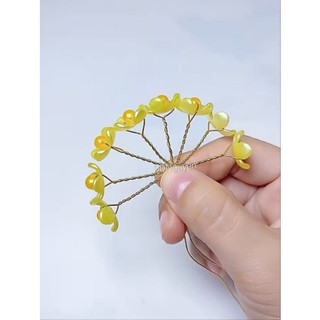 Kẽm xi làm hoa voan, hoa pha lê, hạt cườm...