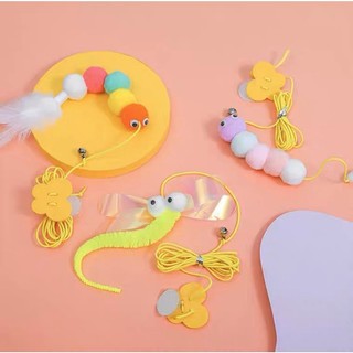 Đồ Chơi Dây Treo Dán Tường cho mèo
