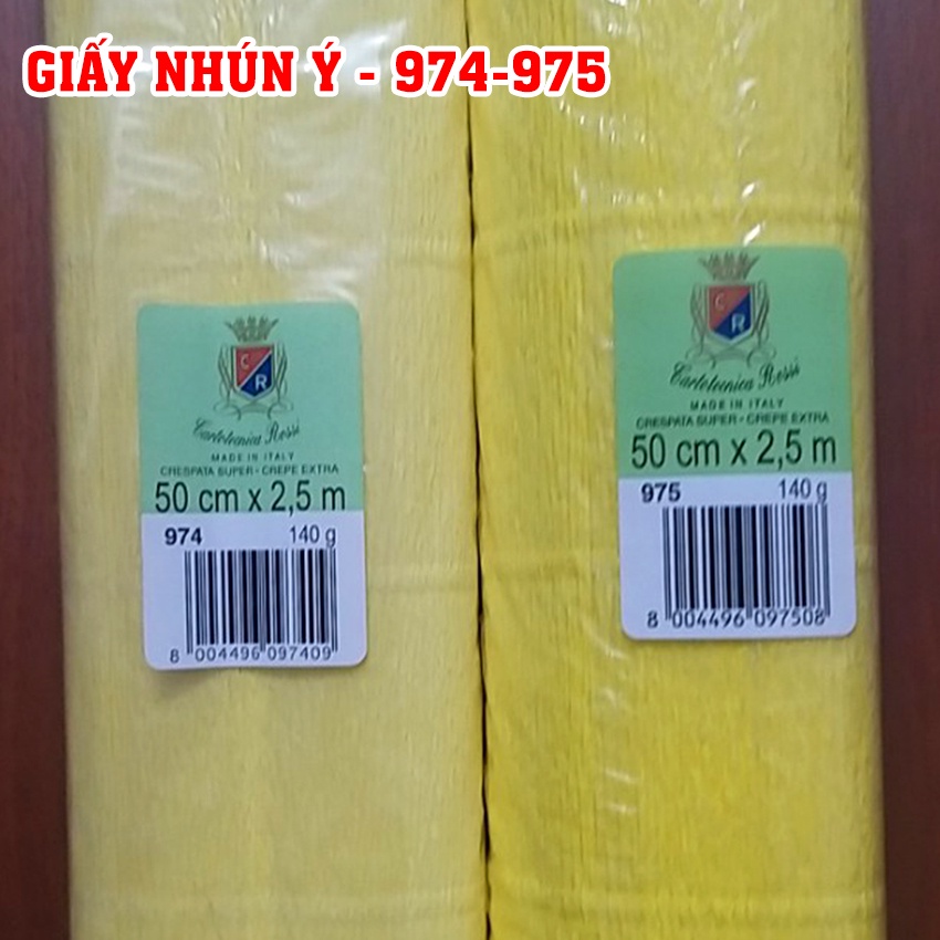 Giấy nhún Ý làm hoa, đồ handmade - 50cmx 50cm