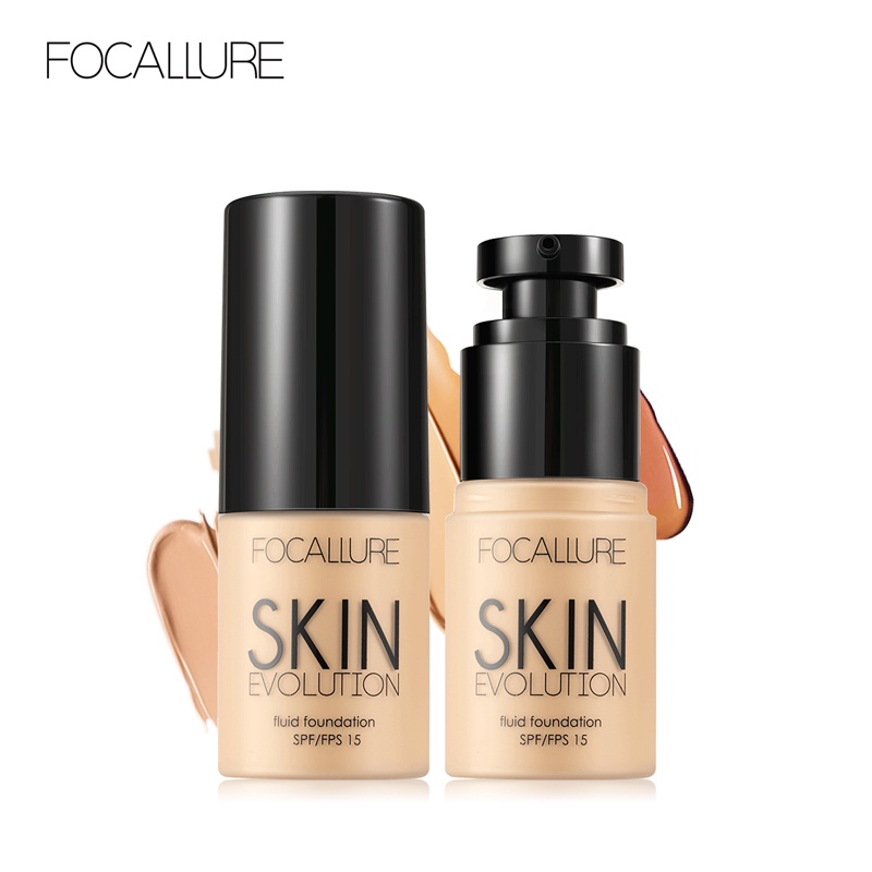 Kem nền BB FOCALLURE Fluid Foundation trang điểm khuôn mặt che khuyết điểm tiện lợi 31g