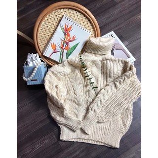 áo len thừng cổ lọ nhiều màu