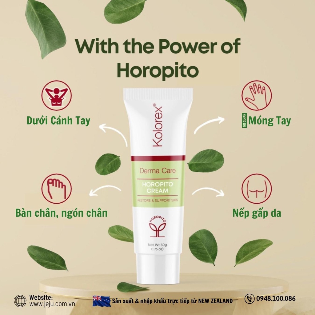 Kem Dưỡng Phục Hồi Những Vùng Da Nhạy Cảm Kolorex Derma Care Horopito Cream