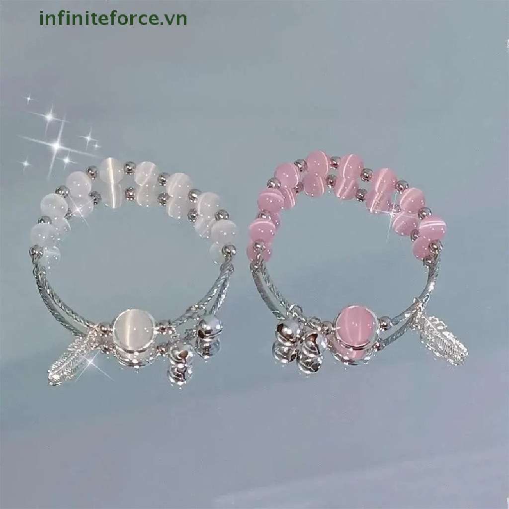 Vòng Tay Chuỗi Hạt Đá Mắt Mèo Giả Thời Trang Cho Nữ