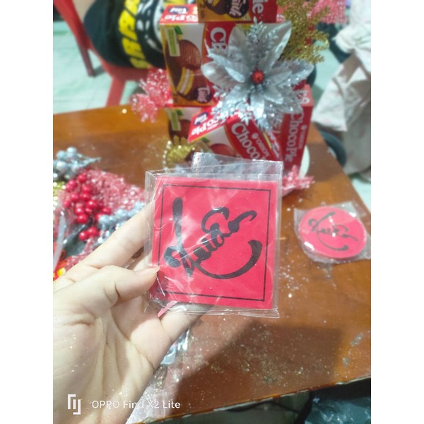 Thẻ giấy chữ trang trí Tết