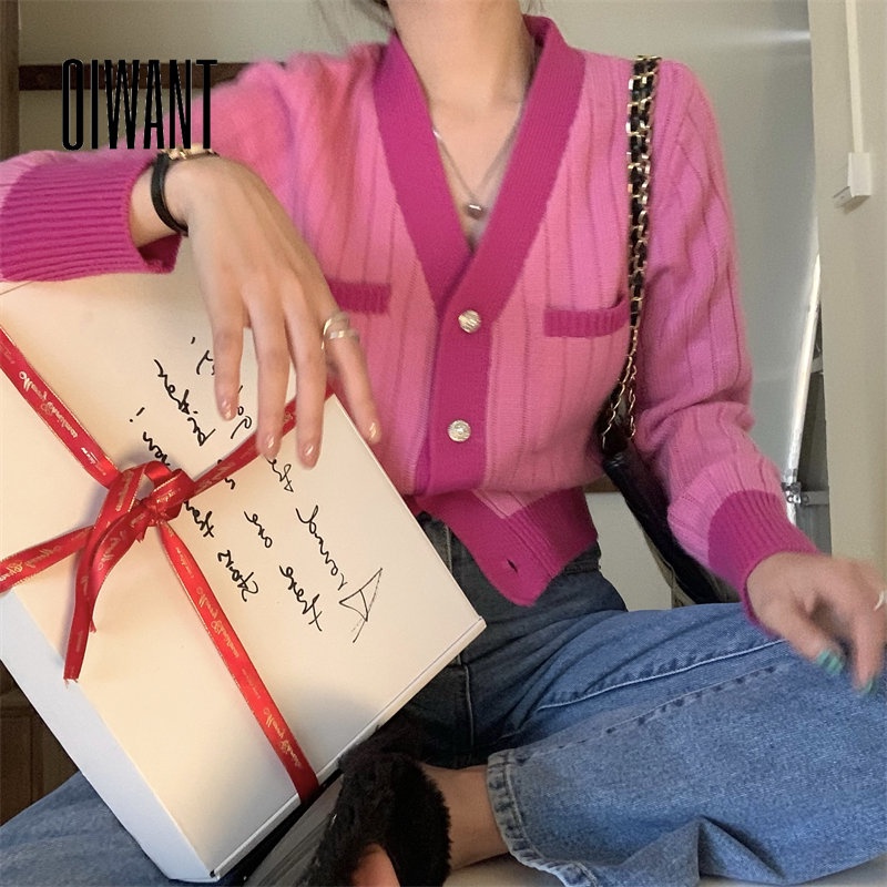 Áo Cardigan Dệt Kim Tay Dài Dáng Ôm Thời Trang Cho Nữ