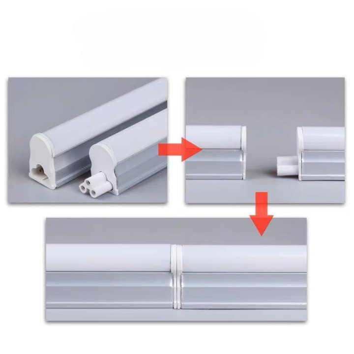 ĐÈN TUÝP LED T5 LIỀN MÁNG 30CM-60CM-90CM-120CM Ánh Sáng Trắng Vàng