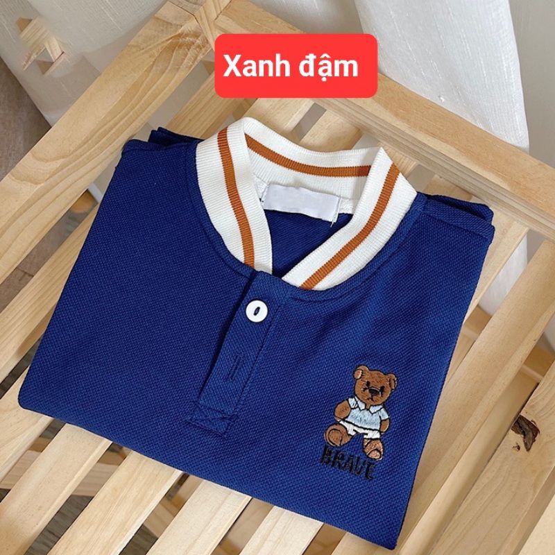 Áo polo ngắn tay cổ bomber ,chất liệu thun cá sấu thoáng mát