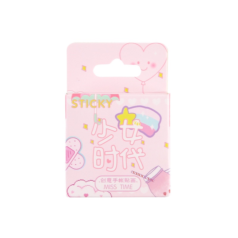Set 46 Tấm Sticker Dán Trang Trí Điện Thoại Laptop Họa Tiết Hoạt Hình Sáng Tạo