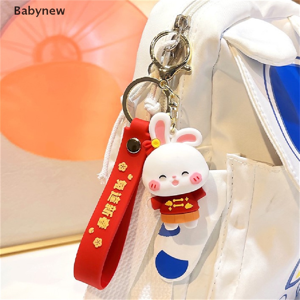 Móc Khóa Hình Thỏ Hoạt Hình Dễ Thương Cho Bé Gái