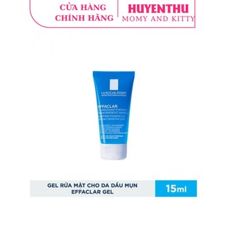 Gel rửa mặt tạo bọt larocheposay effaclar purifying foaming gel for oily sénitive skin 15ml