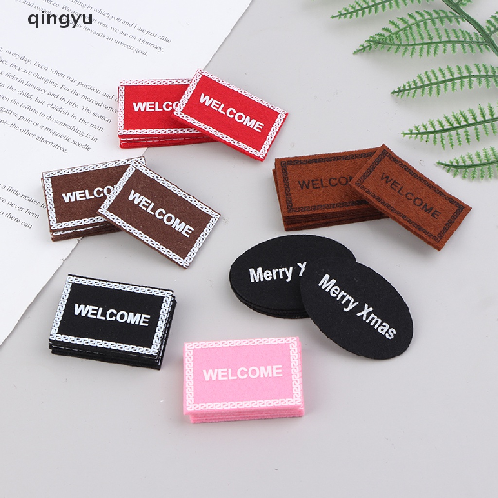 Set 5 Thảm Lót Chân Trang Trí Nhà Búp Bê 1: 12