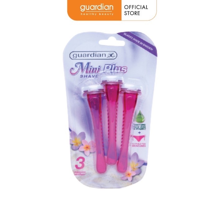 Dao cạo mini Guardian Không Gỉ – 3 cây