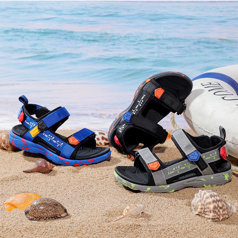 Sandal dép quai hậu trẻ em học sinh phong cách Hàn Quốc cho bé trai từ 5-15 tuổi Richkidsstore2021