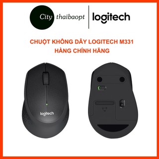 Chuột Không Dây Logitech M331 Silent - Hàng Chính Hãng