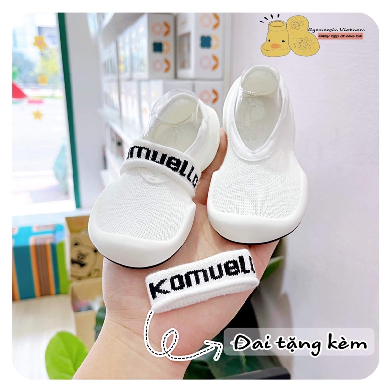 Chính hàng Ggomoosin Hàn quốc Flat trắng