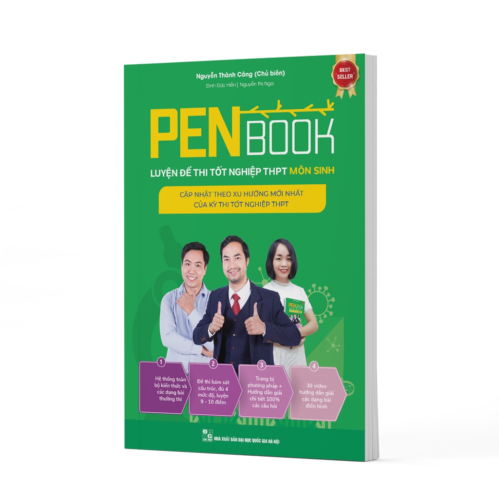 Sách - PENBOOK  Luyện Đề Thi Tốt Nghiệp THPT môn Sinh