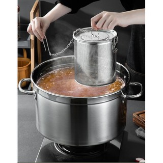 Giỏ lọc gia vị  thảo mộc trà cafe các loại gia vị có thể móc treo vào giá đỡ nhúng nồi tiện lợi nóng trong khi đun nấu