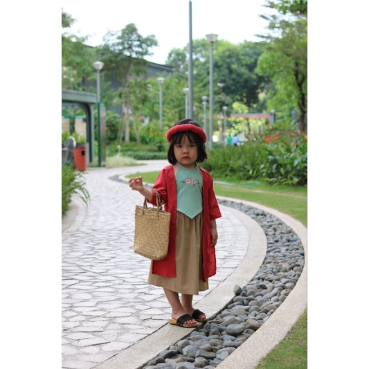 Set tứ thân chất linen cho bé