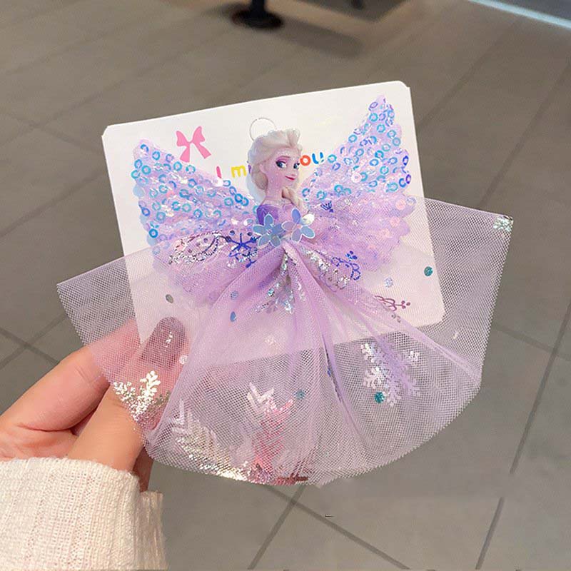 Kẹp tóc elsa cho bé mẫu thiết kế mới siêu xinh phụ kiện tóc dễ thương cho bé