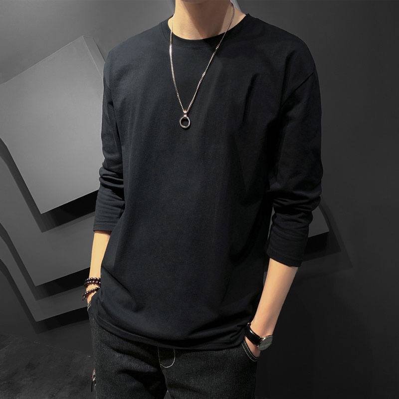 Áo Thun Tay Dài In Họa Tiết Trẻ Trung Thời Trang Mùa Hè Cho Nam