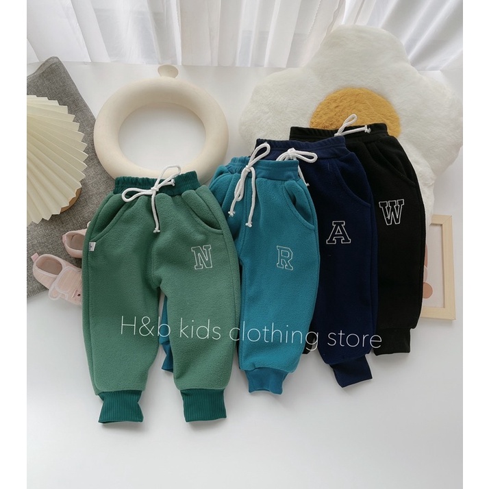 Quần nỉ ấm cho bé 10-25kg