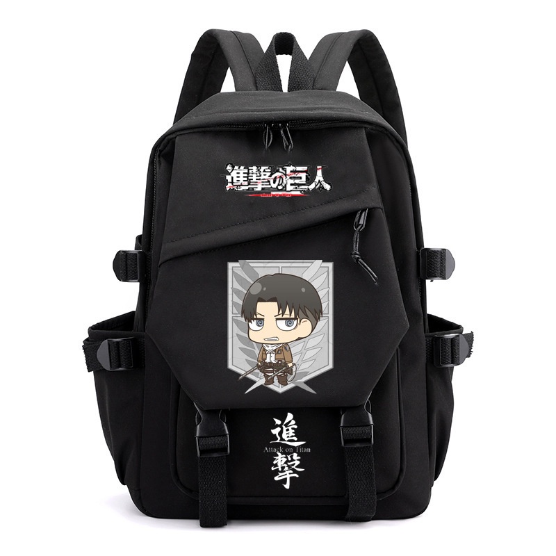 Ba Lô Đa Năng Thoáng Khí In Họa Tiết Attack On Titan TY3 Thời Trang Cho Nữ