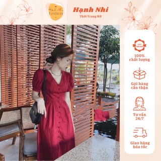 Váy cúc bọc, Váy cúc bọc cao cấp cho nữ, váu cúc bọc hàng thiết kế