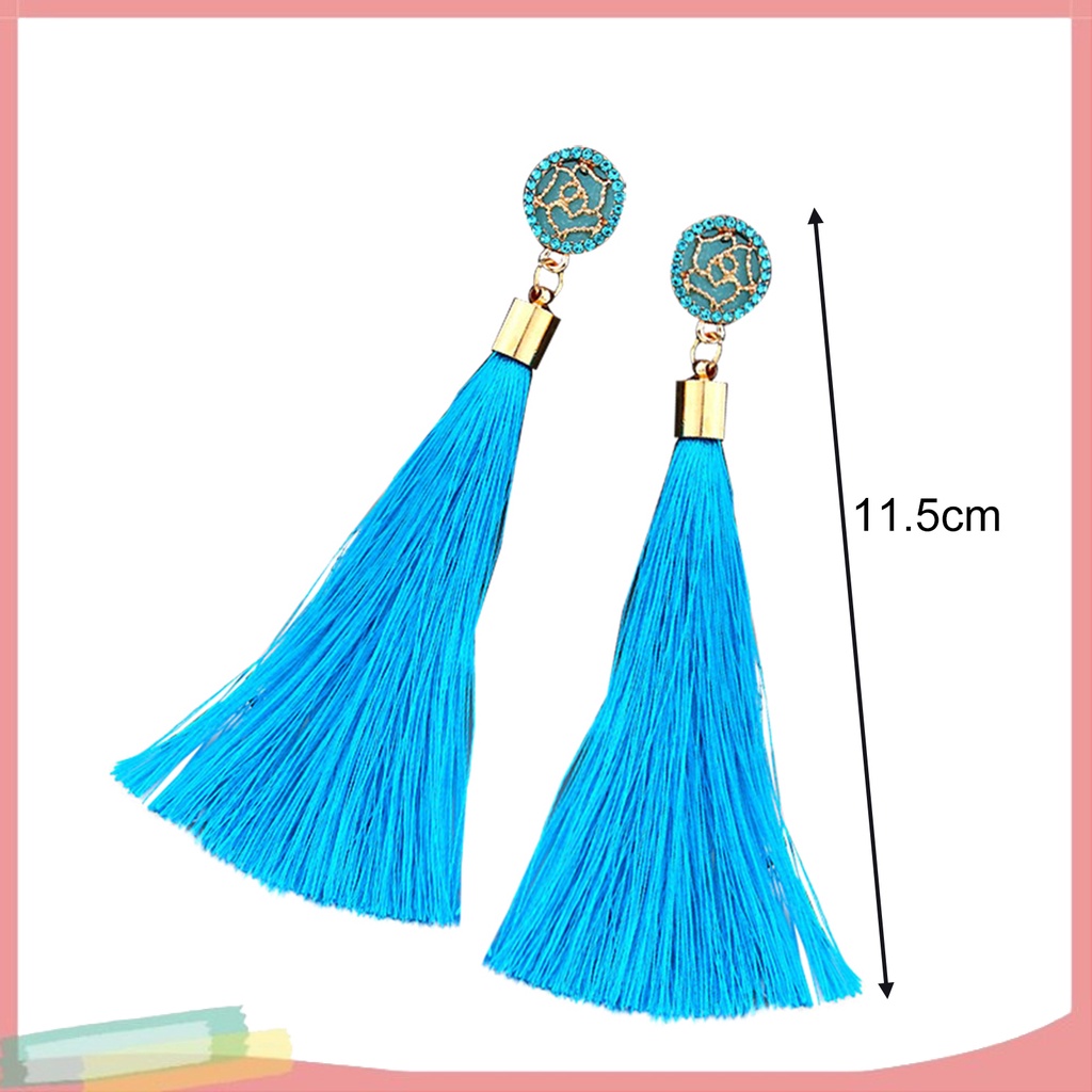 Đôi khuyên tai tua rua phong cách thời trang Bohemian cho nữ