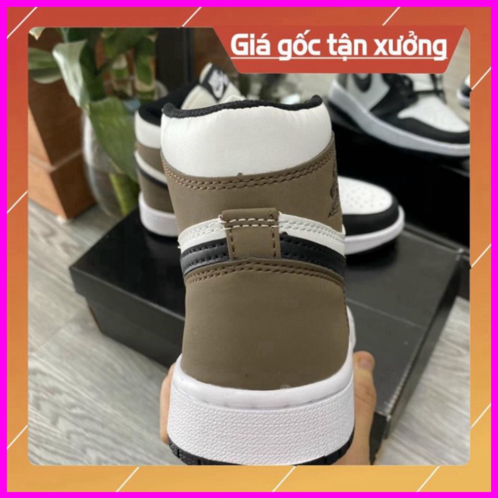 Giày Thể Thao Air Jd Xanh Móc Đen, Giày JD1 Cổ Cao Cao Nam Xmenshop2