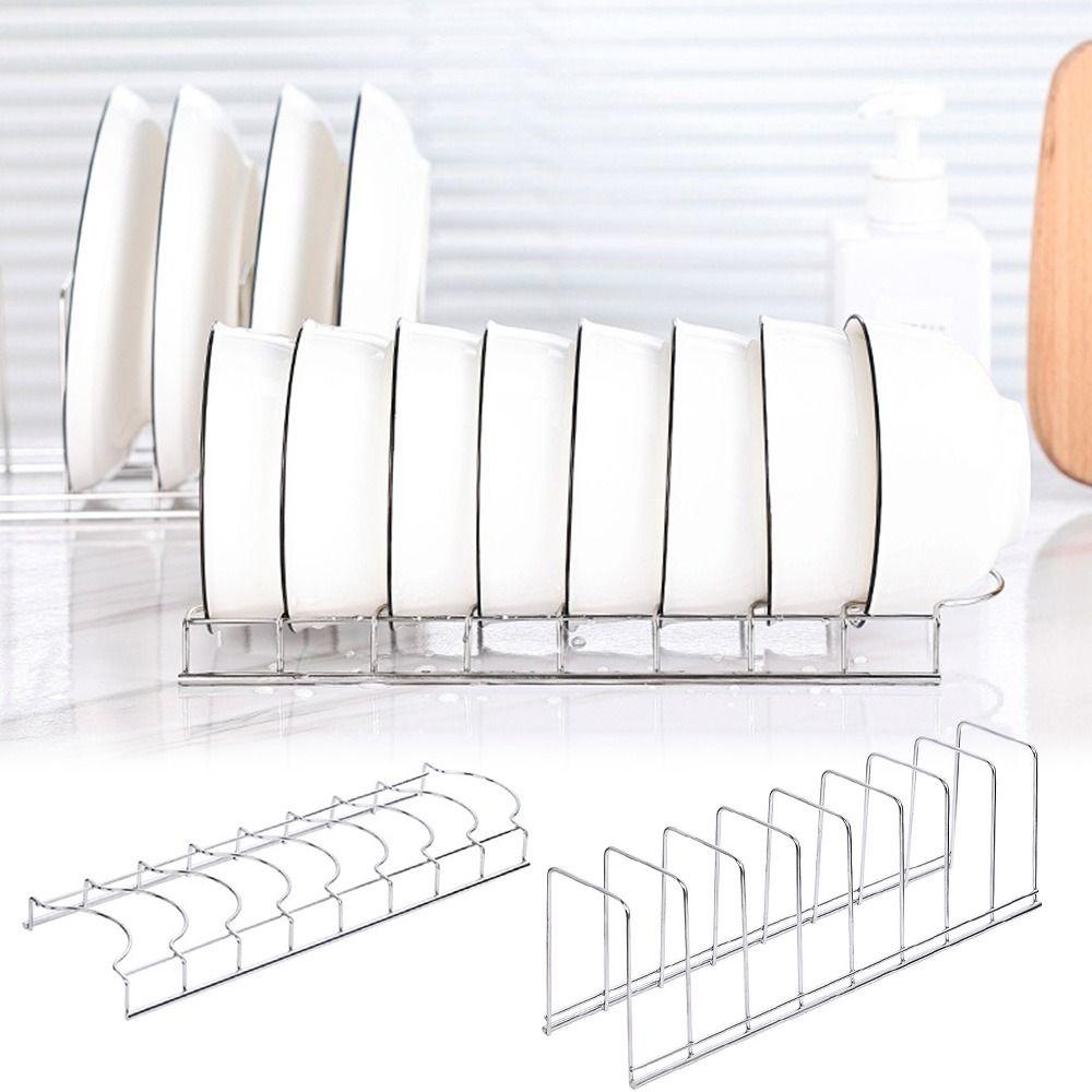 Giá Đỡ Chén Dĩa Ráo Nước Bằng Thép Không Gỉ Tiện Dụng Cho Nhà Bếp