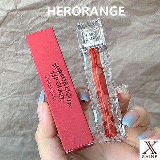 Son kem bóng herorange mirror light lip glaze