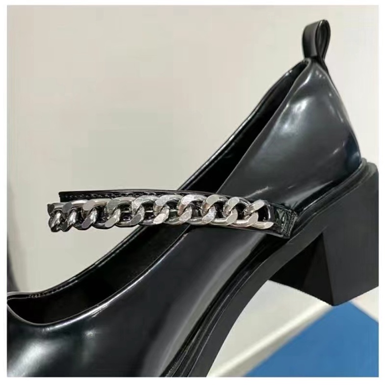 Giày Cao Gót 5CM Mũi Vuông Thời Trang Công Sở 2023 Cho Nữ