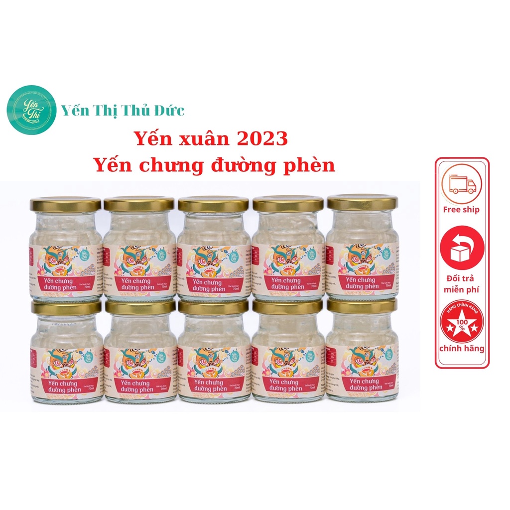 Yến Thị Xuân 2023 - Yến chưng đường phèn - hũ nguyên chất 70ml