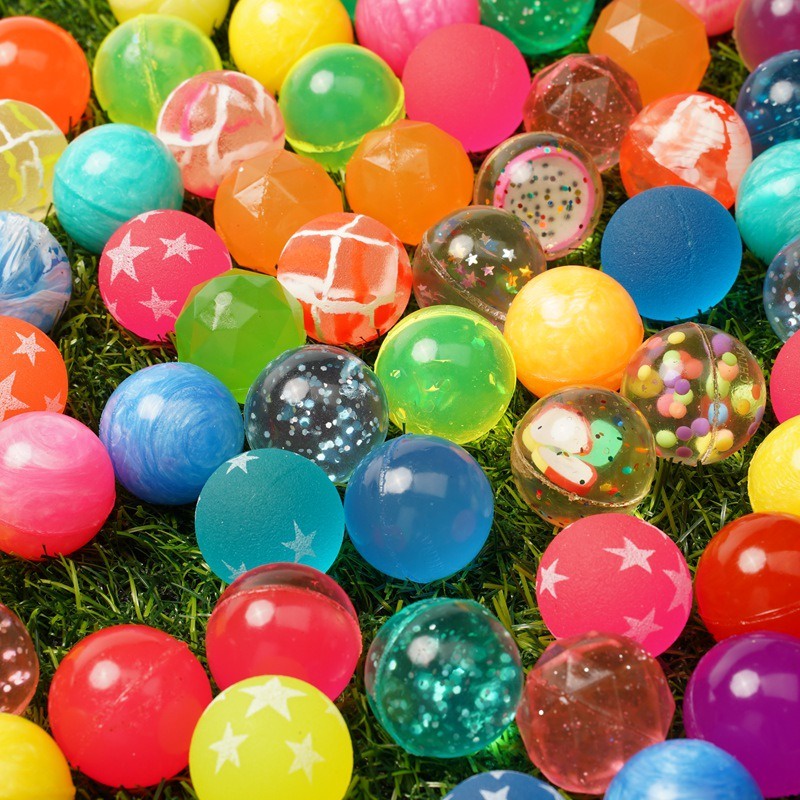 Bóng Cao Su Nẩy Bóng Nảy Đàn Hồi  Cao Cấp Nhiều Mẫu - Đồ Chơi Cho Bé Kích Thích Giác Quan,Trưng Bày T42