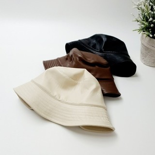 Nón da cá tính dáng bucket Modleaf Hestia hat Hàn Quốc