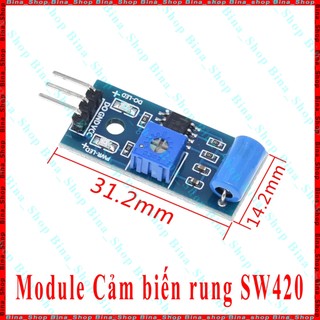 Module cảm biến rung dc 3.3-5v sw-420 sw420