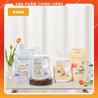 NƯỚC GIẶT VẢI - NƯỚC XẢ VẢI HỮU CƠ (ORGANIC) KMOM HÀN QUỐC