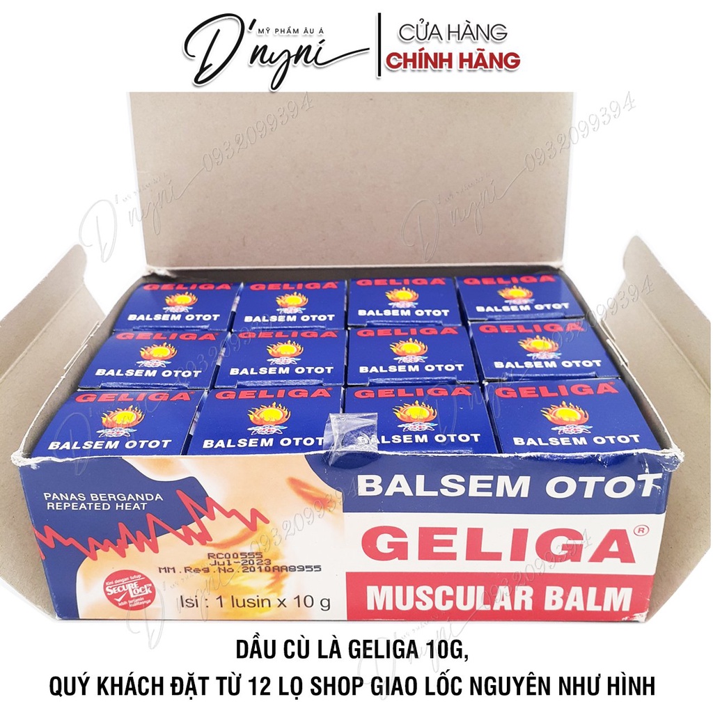 Dầu Cù Là Lửa GELIGA Indonesia