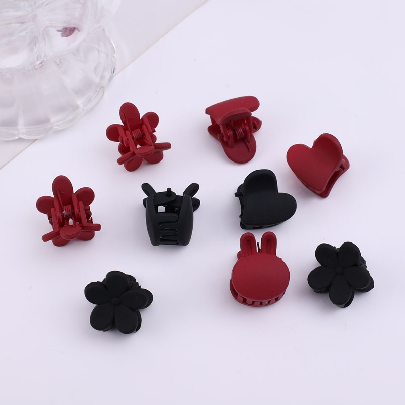 Set 5 Kẹp Tóc Mini Hình Hoa / Thỏ Đáng Yêu Cho Nữ