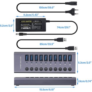Bộ chia cổng USB 4-7-10 cổng | Hub usb 3.0