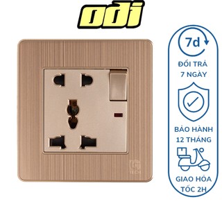 Ổ cắm điện kết hợp công tắc an toàn và đèn báo lgtech lg-ab-l-0119