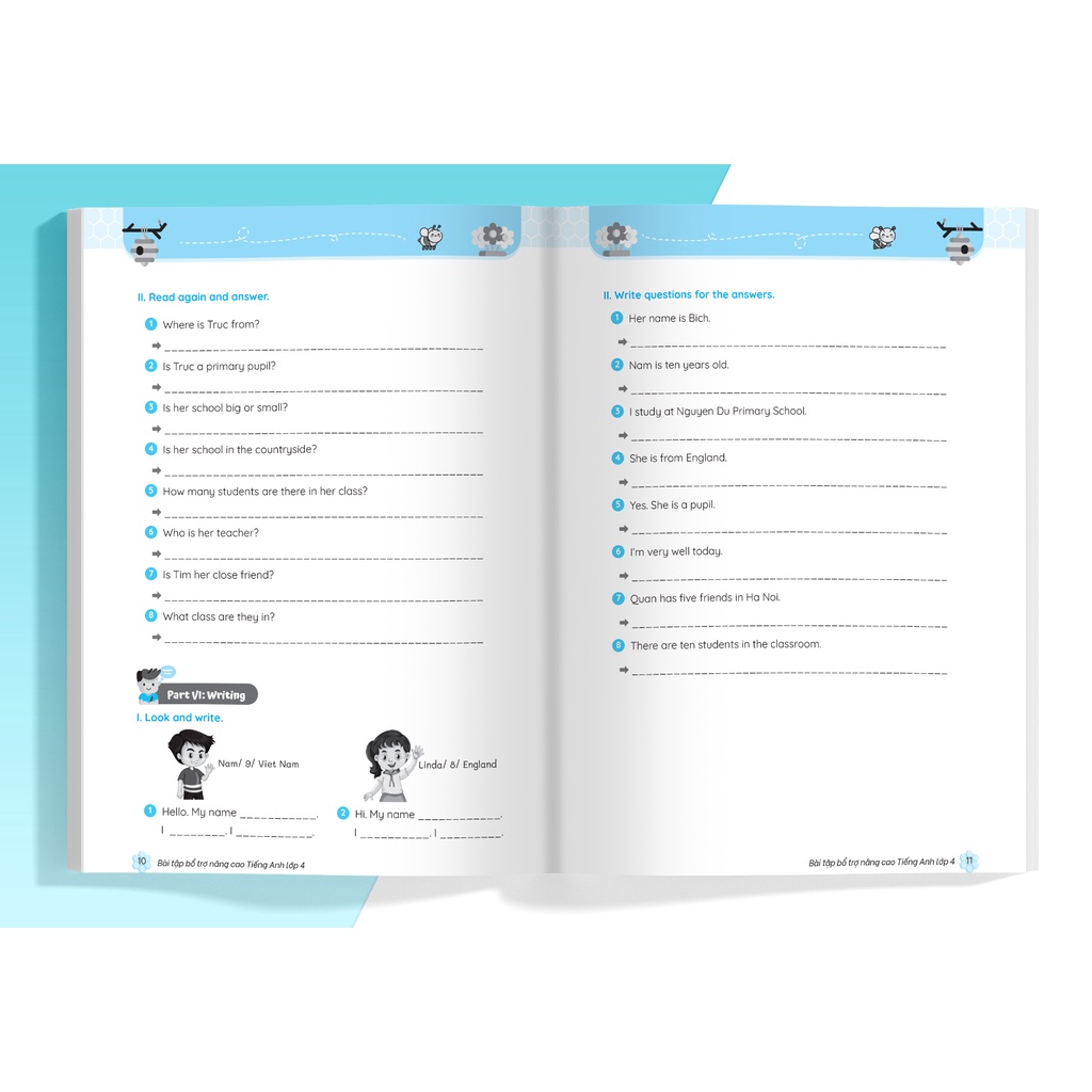 Sách Bài tập bổ trợ nâng cao tiếng anh lớp 4