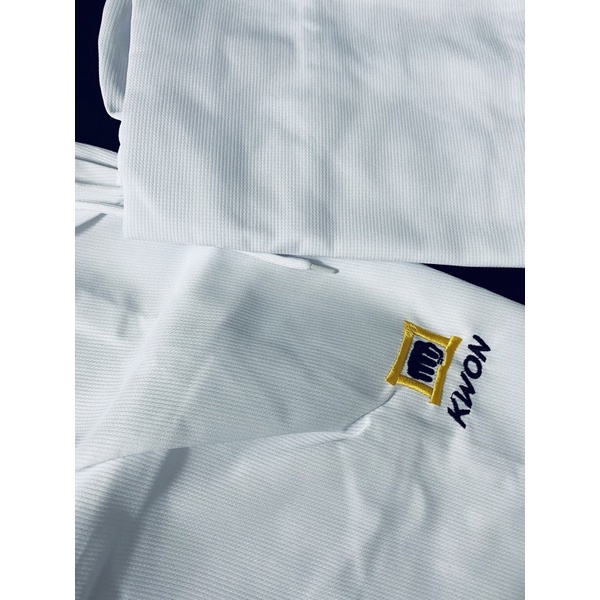 Quần tập võ chất vải sọc tăm. Tặng kèm móc khoá