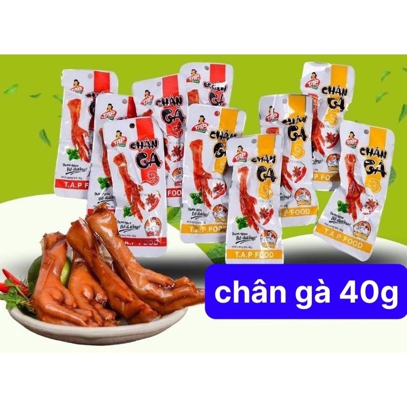 combo 50 cái chân gà 40gr tặng 1 chân